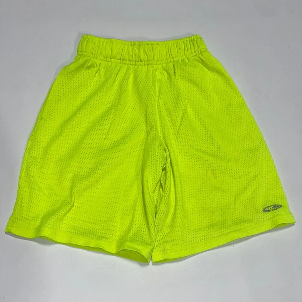 Boy’s Neon Yellow Athletic Shorts‎ Size 8/10 Med -  4210